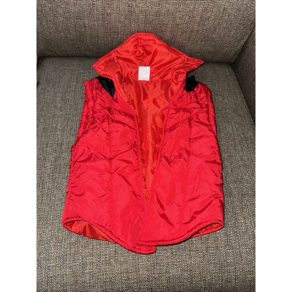 FORTNITE Red Childs Puffer Vest with spikes Size Medium (8-10)Boy Girl Spirit